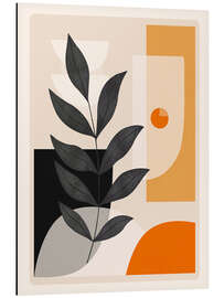 Magnettafel Abstract Tropical Leaves III