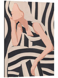 Magnettafel Abstrakte Kunst weibliche Figur