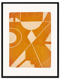 Framed art print Abstract line IV
