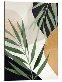Galleriataulu Abstract Tropical Leaves IV