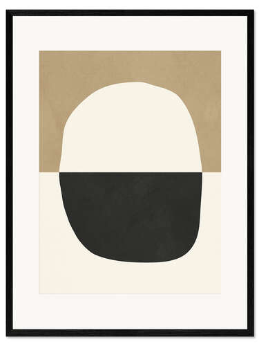 Plakat artystyczny premium w ramie Abstract Minimal X
