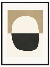 Gerahmter Kunstdruck Abstract Minimal X