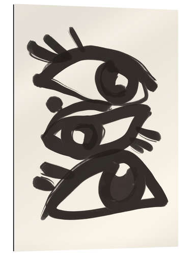 Galleriataulu Abstract line - eyes