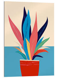 Stampa su plexi-alluminio Abstract Plant IV