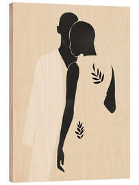 Hout print Minimal Abstract Couple