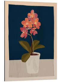 Alubild Orchidee
