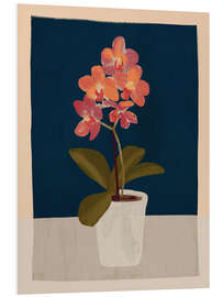 Hartschaumbild Orchidee