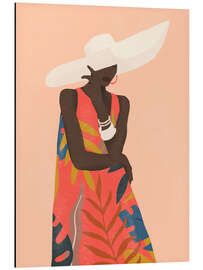 Magnettafel Tropisches Mädchen IV