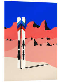 Quadro em acrílico Ski Alpin - Rosi Feist