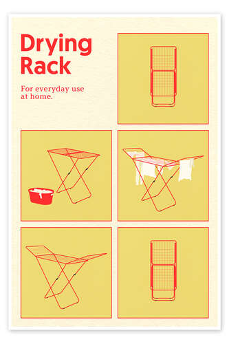 Plakat Drying Rack