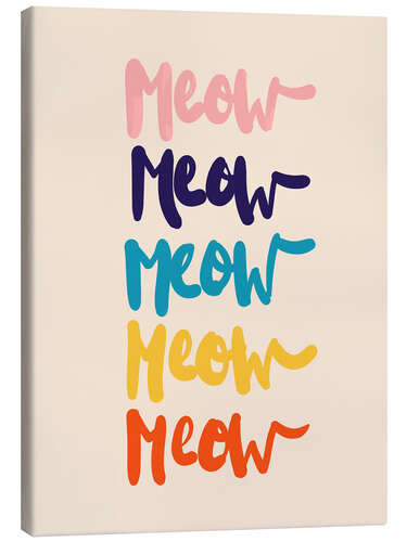 Tableau sur toile Meow