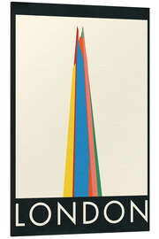 Tableau en aluminium London, the Shard - Rosi Feist