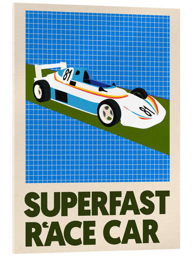 Akryylilasitaulu Superfast Race Car