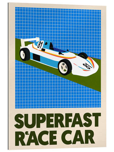 Gallery print Superfast Race Car