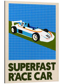 Magnettafel Superfast Race Car