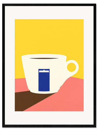 Impresión de arte enmarcada Tazza - Cup
