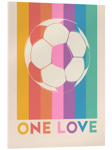 Acrylglas print One Love