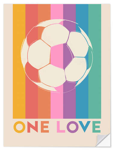 Muursticker One Love