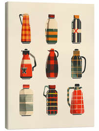 Canvas print Retro Thermos - Pictufy Studio