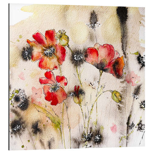 Obraz na aluminium Poppies