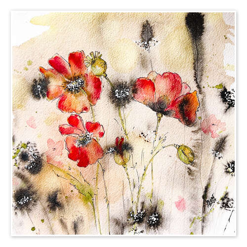 Juliste Poppies