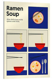 Cuadro de plexi-alu Ramen Soup - Spoon and Fork