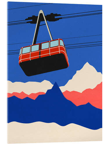 Cuadro de metacrilato Ski Mountains