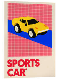 Quadro em acrílico Sports Car