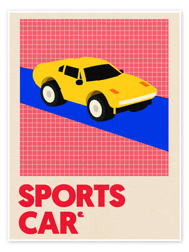 Poster Sports Car