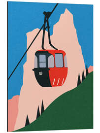 Alubild Allgäu Alpen