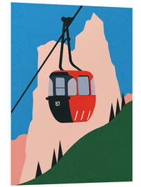 Hartschaumbild Allgäu Alpen