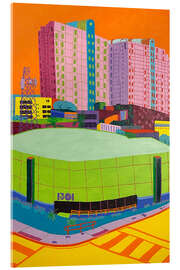 Tableau en verre acrylique Dade Blvd