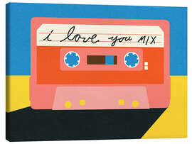 Lienzo I Love You Mixtape - Rosi Feist