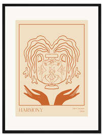 Gerahmter Kunstdruck Vessel Collection - Harmony