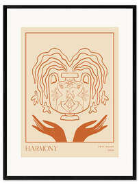 Gerahmter Kunstdruck Vessel Collection - Harmony