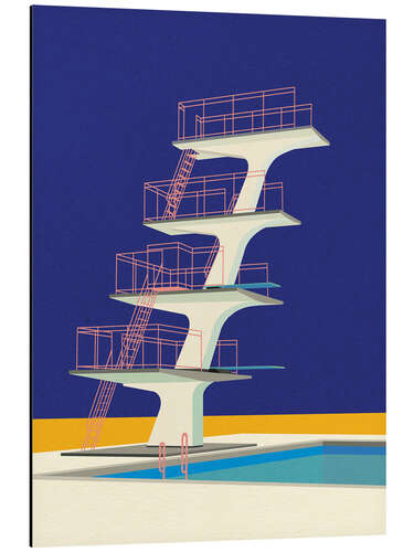Obraz na aluminium Diving Tower