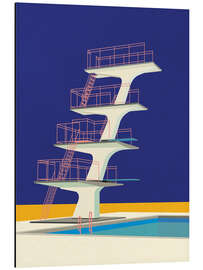 Aluminium print Diving Tower