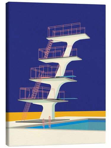 Tableau sur toile Diving Tower