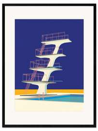 Framed art print Diving Tower