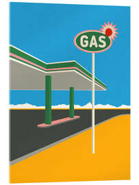 Cuadro de metacrilato Spark Gas Station - Rosi Feist