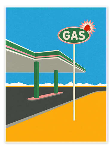 Poster Spark Gas Station