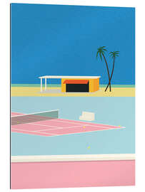 Cuadro de plexi-alu Tennis By the Beach