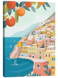 Tableau sur toile Positano Coast Italy