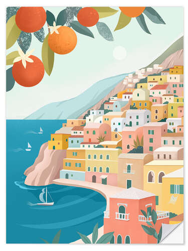 Sisustustarra Positano Coast Italy