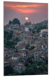 Gallery print Valldemossa at sunset, Mallorca