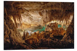 Aluminium print Caves of Drach, Mallorca