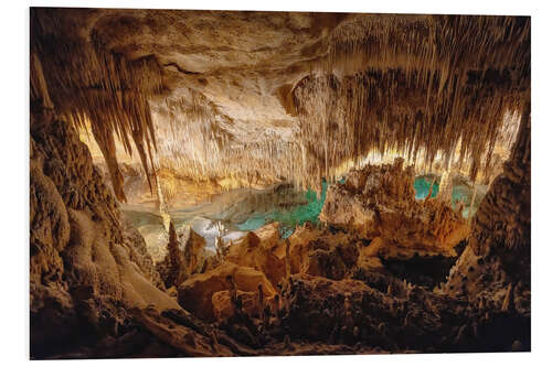 Foam board print Caves of Drach, Mallorca