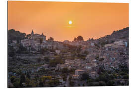 Galleriataulu Sunset in Valldemossa, Mallorca