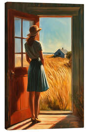 Canvas-taulu My holidays by the sea - Frank Daske