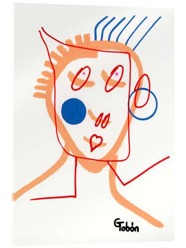 Cuadro de metacrilato Behind the mask